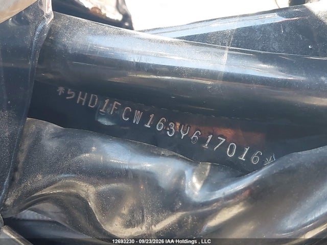 12693230 :رقم المزاد ، 5HD1FCW163Y617016 vin ، 2003 Harley-davidson Flhtcui مزاد بيع
