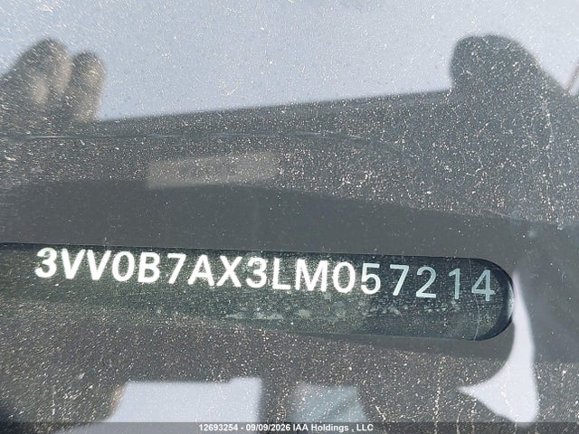 Продаж на аукціоні авто 2020 Volkswagen Tiguan S, vin: 3VV0B7AX3LM057214, номер лоту: 12693254