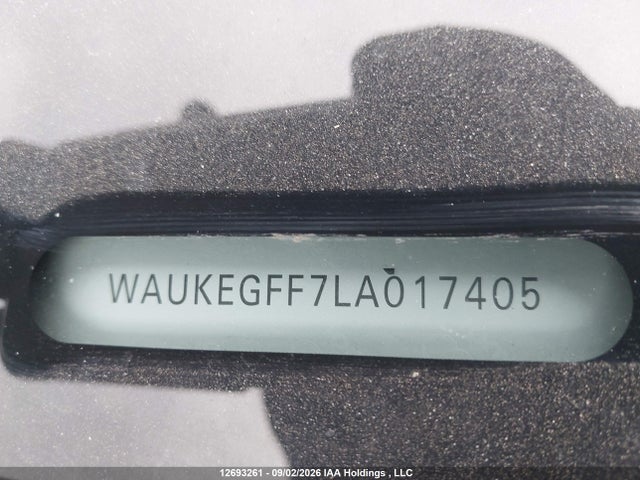 Aukcja sprzedaży 2020 Audi A3 45 Technik, vin: WAUKEGFF7LA017405, numer aukcji: 12693261
