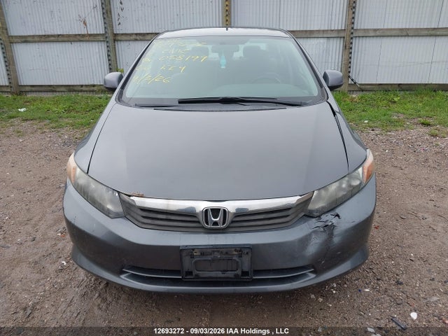 Продажа на аукционе авто 2012 Honda Civic Lx, vin: 2HGFB2F42CH058199, номер лота: 12693272