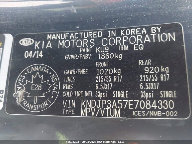 Aukcja sprzedaży 2014 Kia Soul +, vin: KNDJP3A57E7084330, numer aukcji: 12693303