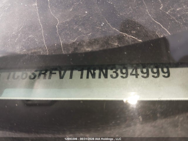 12693306 :رقم المزاد ، 1C6SRFVT1NN394999 vin ، 2022 Ram 1500 Sport مزاد بيع