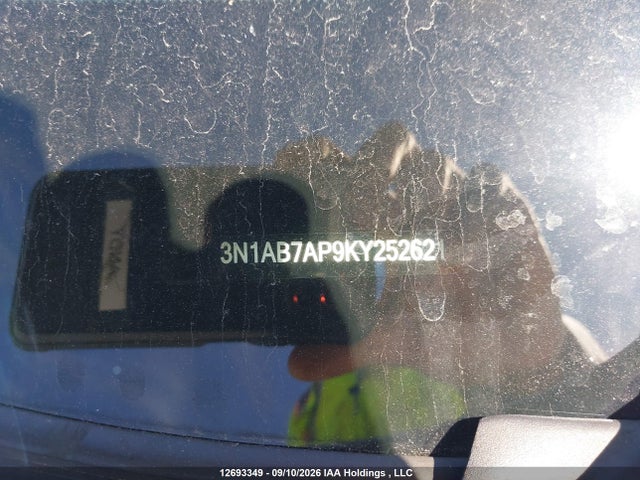 Продаж на аукціоні авто 2019 Nissan Sentra 1.8 S/1.8 Sv, vin: 3N1AB7AP9KY252621, номер лоту: 12693349