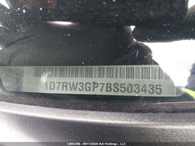 12693366 :رقم المزاد ، 1D7RW3GP7BS503435 vin ، 2011 Dodge Dakota Slt مزاد بيع