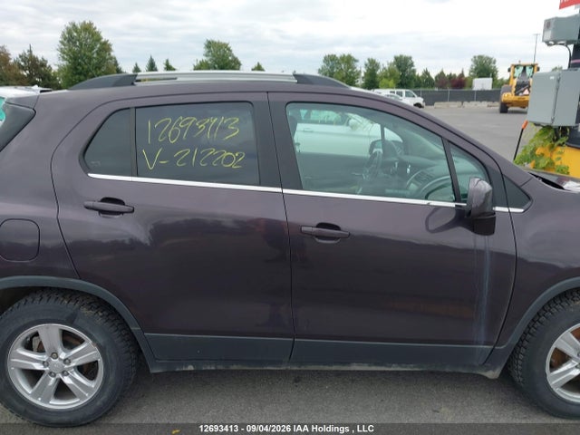2015 Chevrolet Trax 1lt მანქანა იყიდება აუქციონზე, vin: 3GNCJLSB0FL212202, აუქციონის ნომერი: 12693413