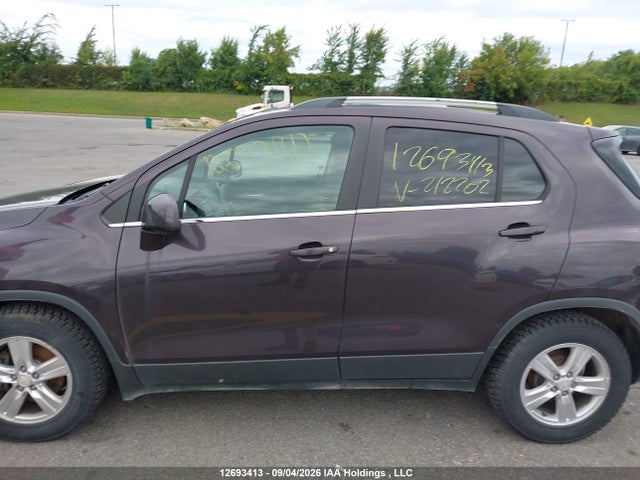 2015 Chevrolet Trax 1lt მანქანა იყიდება აუქციონზე, vin: 3GNCJLSB0FL212202, აუქციონის ნომერი: 12693413