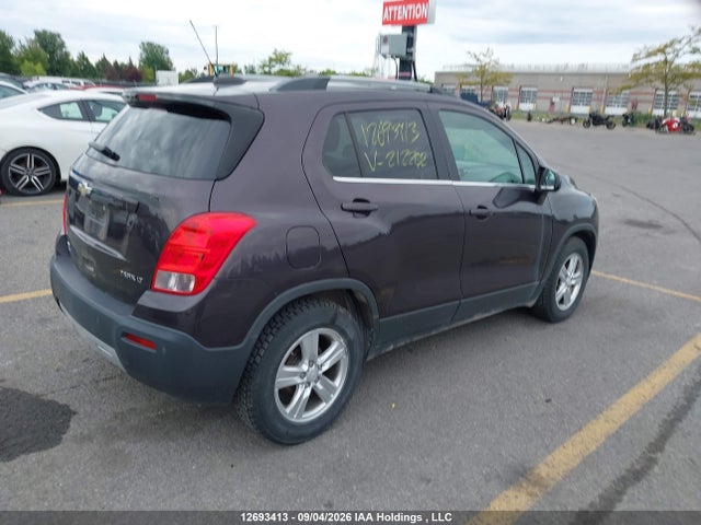2015 Chevrolet Trax 1lt მანქანა იყიდება აუქციონზე, vin: 3GNCJLSB0FL212202, აუქციონის ნომერი: 12693413