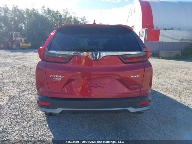 12693419 :رقم المزاد ، 2HKRW2H44NH204383 vin ، 2022 Honda Cr-v Sport مزاد بيع