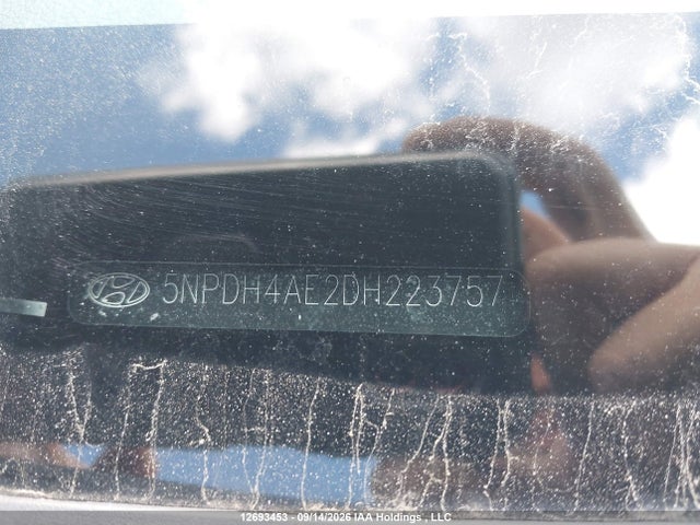 12693453 :رقم المزاد ، 5NPDH4AE2DH223757 vin ، 2013 Hyundai Elantra Gl مزاد بيع