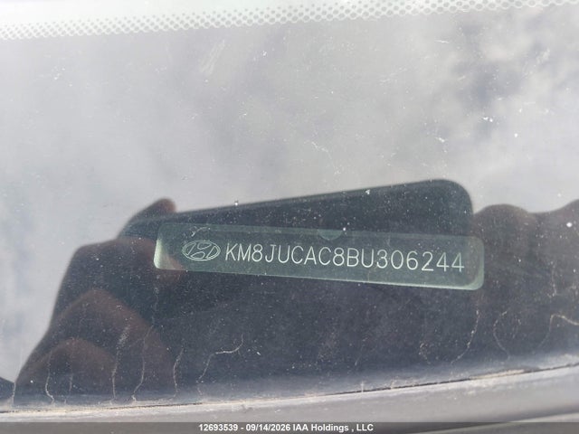12693539 :رقم المزاد ، KM8JUCAC8BU306244 vin ، 2011 Hyundai Tucson Gls/limited مزاد بيع