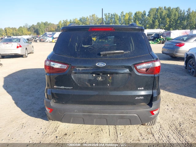 2018 Ford Ecosport Ses მანქანა იყიდება აუქციონზე, vin: MAJ6P1CL8JC186992, აუქციონის ნომერი: 12693546