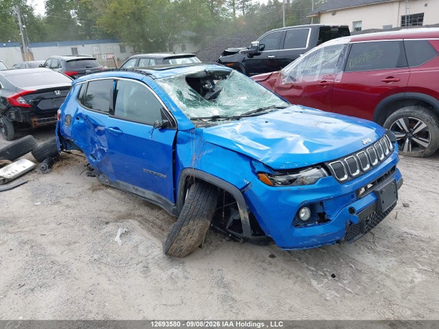 Продажа на аукционе авто 2022 Jeep Compass North, vin: 3C4NJDBB5NT168171, номер лота: 12693580