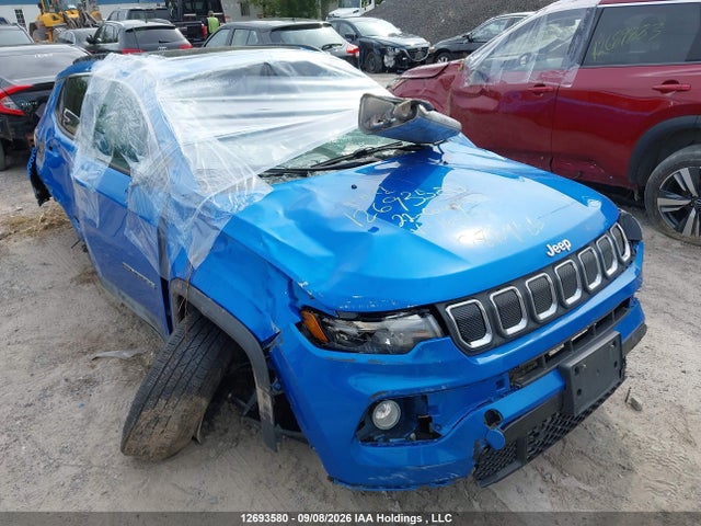 Продажа на аукционе авто 2022 Jeep Compass North, vin: 3C4NJDBB5NT168171, номер лота: 12693580