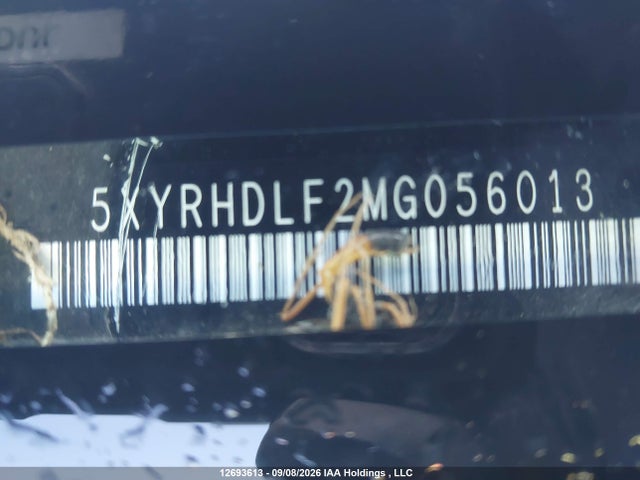 12693613 :رقم المزاد ، 5XYRHDLF2MG056013 vin ، 2021 Kia Sorento Ex مزاد بيع