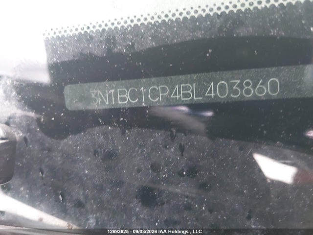 Продажа на аукционе авто 2011 Nissan Versa, vin: 3N1BC1CP4BL403860, номер лота: 12693625