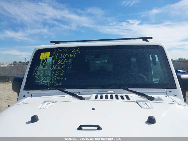 Продажа на аукционе авто 2012 Jeep Wrangler Unlimited Sahara, vin: 1C4BJWEG9CL234753, номер лота: 12693640