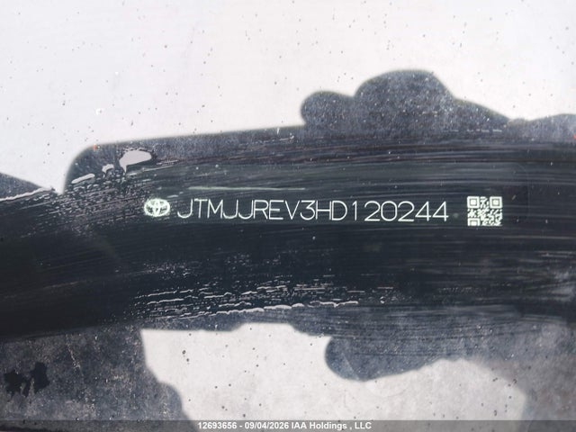 JTMJJREV3HD120244 Toyota Rav4 Hybrid Se