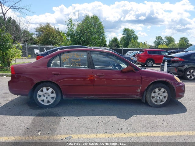 2002 Honda Civic Lx-g მანქანა იყიდება აუქციონზე, vin: 2HGES16882H902270, აუქციონის ნომერი: 12673160