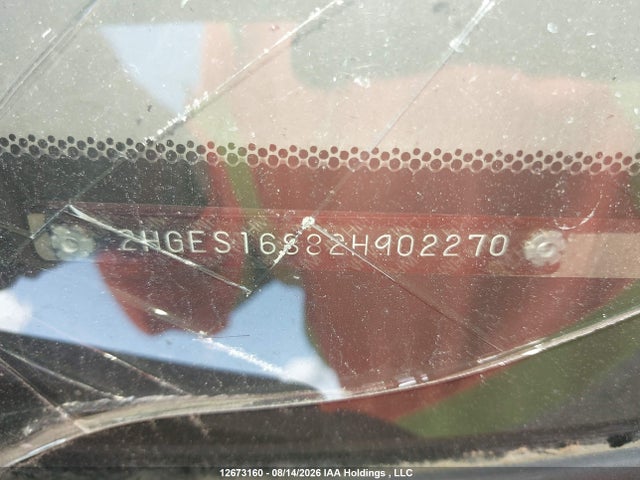 2002 Honda Civic Lx-g მანქანა იყიდება აუქციონზე, vin: 2HGES16882H902270, აუქციონის ნომერი: 12673160