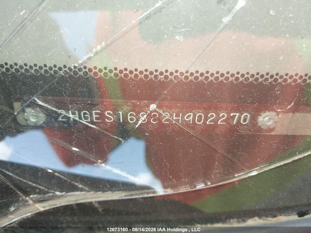 2002 Honda Civic Lx-g მანქანა იყიდება აუქციონზე, vin: 2HGES16882H902270, აუქციონის ნომერი: 12673160