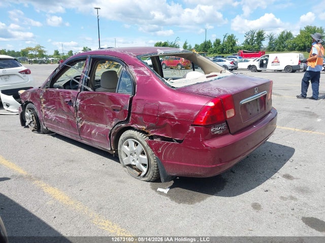 2002 Honda Civic Lx-g მანქანა იყიდება აუქციონზე, vin: 2HGES16882H902270, აუქციონის ნომერი: 12673160