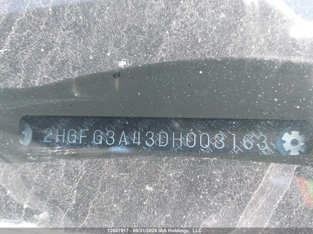 Продаж на аукціоні авто 2013 Honda Civic Lx, vin: 2HGFG3A43DH003163, номер лоту: 12687917
