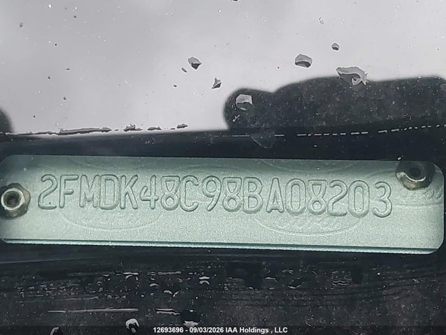 2008 Ford Edge Sel მანქანა იყიდება აუქციონზე, vin: 2FMDK48C98BA08203, აუქციონის ნომერი: 12693696