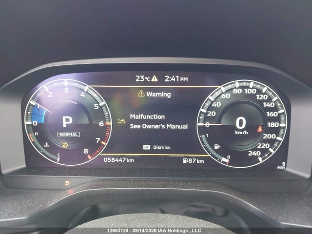 12693728 :رقم المزاد ، JA4J4WA81RZ633738 vin ، 2024 Mitsubishi Outlander Gt/gt Noir/gt Premium مزاد بيع