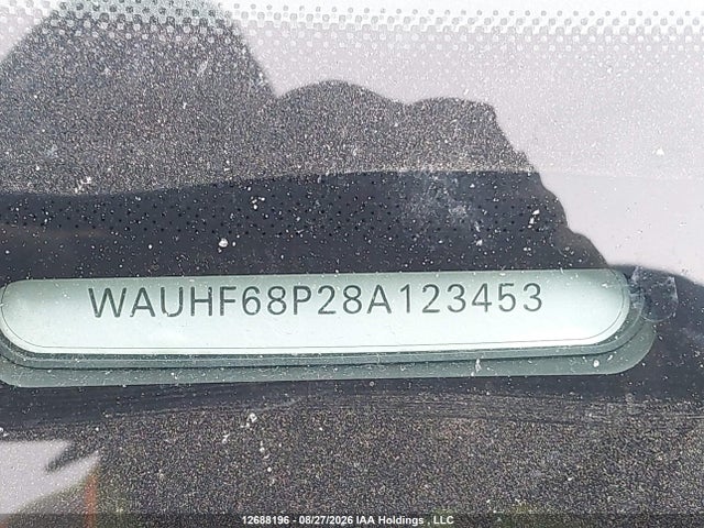 Aukcja sprzedaży 2008 Audi A3 2.0t, vin: WAUHF68P28A123453, numer aukcji: 12688196