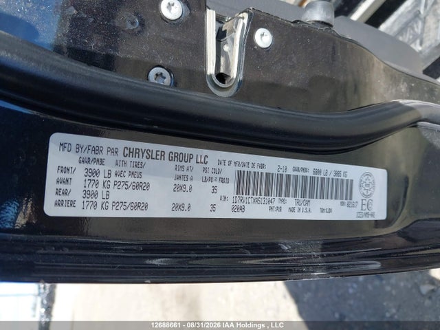 Aukcja sprzedaży 2010 Dodge Ram 1500 Laramie, vin: 1D7RV1CTXAS131047, numer aukcji: 12688661