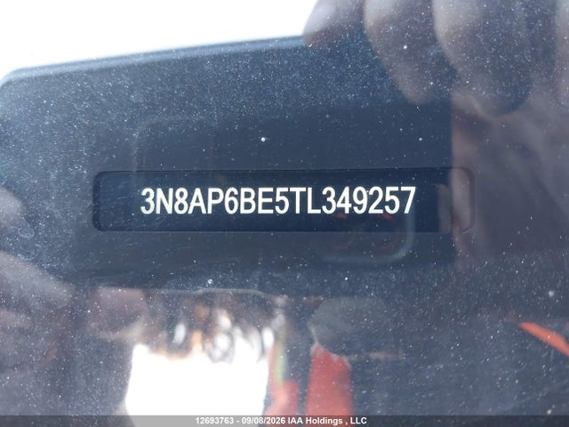 12693763 :رقم المزاد ، 3N8AP6BE5TL349257 vin ، 2026 Nissan Kicks S Fwd Cvt مزاد بيع