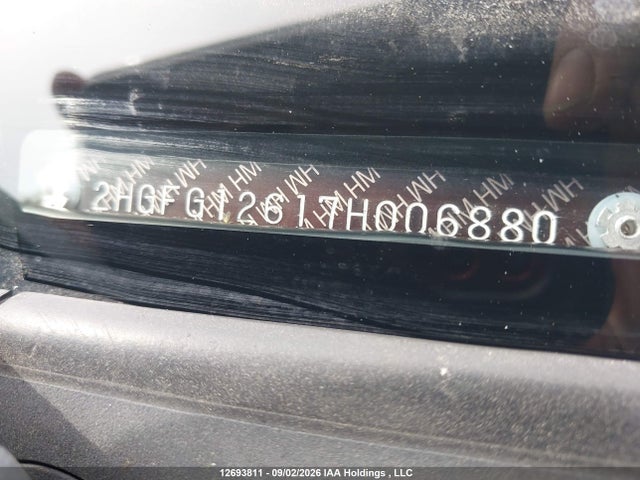 2007 Honda Civic Lx მანქანა იყიდება აუქციონზე, vin: 2HGFG12617H006880, აუქციონის ნომერი: 12693811