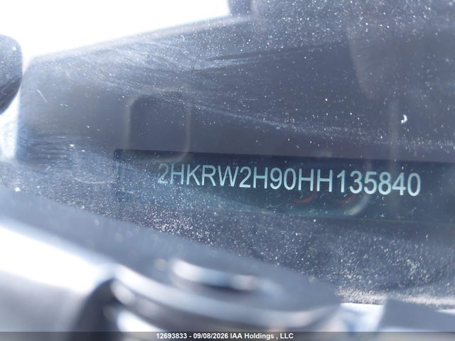 Aukcja sprzedaży 2017 Honda Cr-v Touring, vin: 2HKRW2H90HH135840, numer aukcji: 12693833