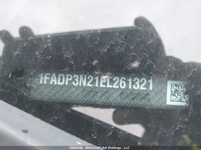12693846 :رقم المزاد ، 1FADP3N21EL261321 vin ، 2014 Ford Focus Titanium مزاد بيع