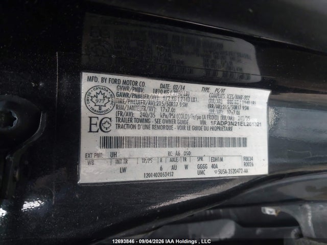 Ford Focus Titanium 2014 1FADP3N21EL261321 Image 9