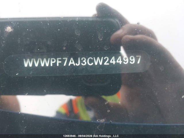 12693946 :رقم المزاد ، WVWPF7AJ3CW244997 vin ، 2012 Volkswagen Golf R مزاد بيع