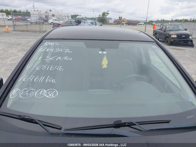 2011 Nissan Sentra მანქანა იყიდება აუქციონზე, vin: 3N1AB6AP1BL681646, აუქციონის ნომერი: 12693970