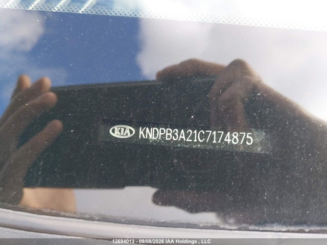 12694013 :رقم المزاد ، KNDPB3A21C7174875 vin ، 2012 Kia Sportage Lx مزاد بيع