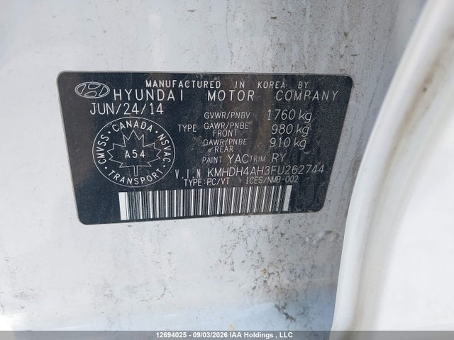 Hyundai Elantra Gls 2015 KMHDH4AH3FU262744 Image 19