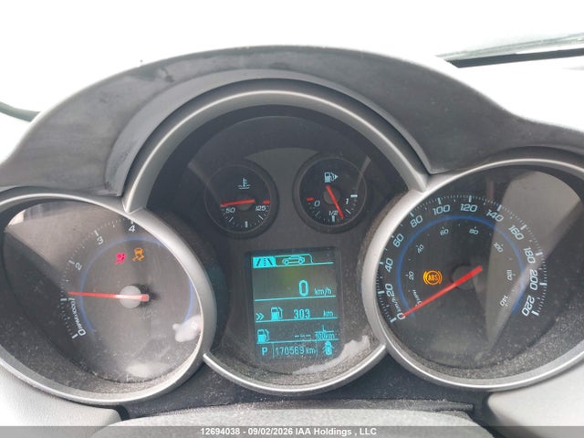 12694038 :رقم المزاد ، 1G1PL5SH5D7303612 vin ، 2013 Chevrolet Cruze Ls مزاد بيع