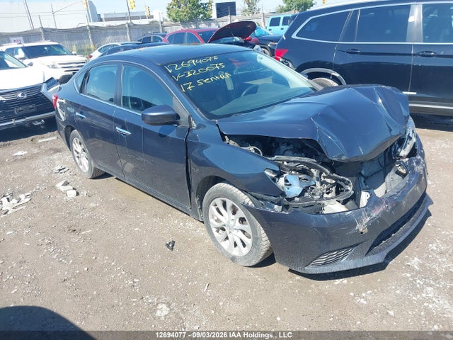 12694077 :رقم المزاد ، 3N1AB7AP8HY320075 vin ، 2017 Nissan Sentra S/sv/sr/sl مزاد بيع