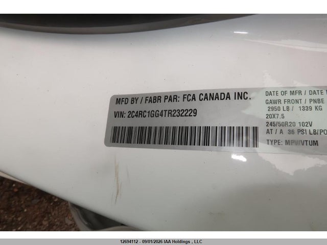Chrysler Pacifica Limited 2026 2C4RC1GG4TR232229 Image 9