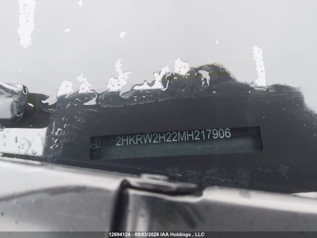 12694124 :رقم المزاد ، 2HKRW2H22MH217906 vin ، 2021 Honda Cr-v Lx مزاد بيع