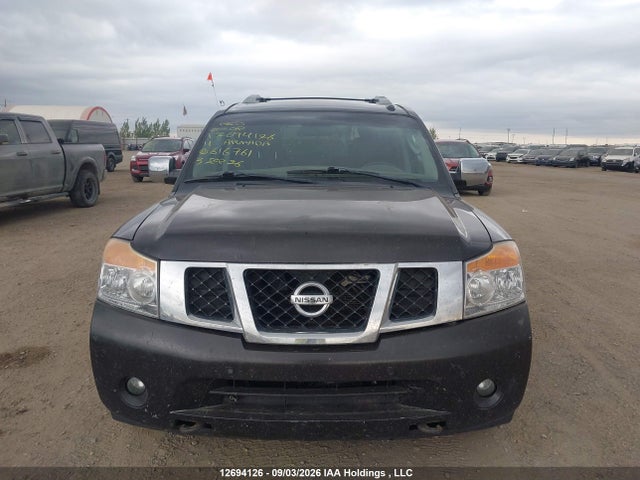 2011 Nissan Armada Platinum მანქანა იყიდება აუქციონზე, vin: 5N1AA0NE4BN616761, აუქციონის ნომერი: 12694126
