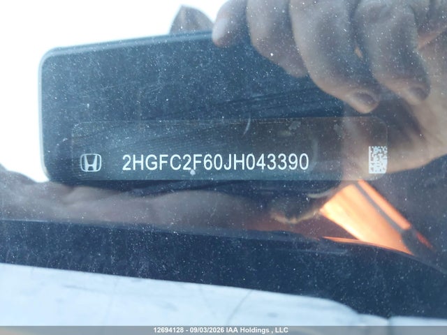 Aukcja sprzedaży 2018 Honda Civic Lx, vin: 2HGFC2F60JH043390, numer aukcji: 12694128