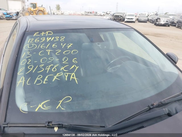 12694138 :رقم المزاد ، JTHKD5BH0D2161647 vin ، 2013 Lexus Ct 200 مزاد بيع