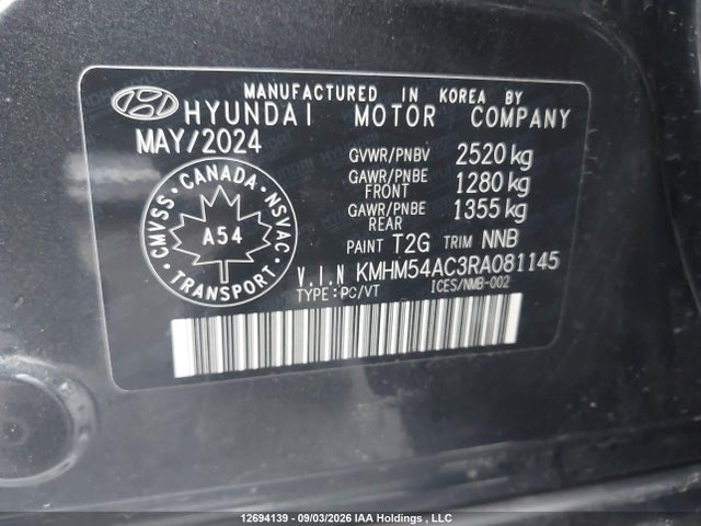 Hyundai Ioniq 6 Preferred Long Range With Ultimate Package 2024 KMHM54AC3RA081145 Image 19