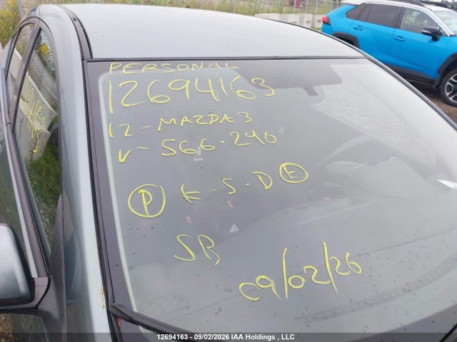 Aukcja sprzedaży 2012 Mazda 3 I, vin: JM1BL1UF5C1566240, numer aukcji: 12694163