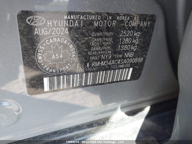 Hyundai Ioniq 6 Preferred Long Range Awd 2025 KMHM34AC4SA090898 Image 9