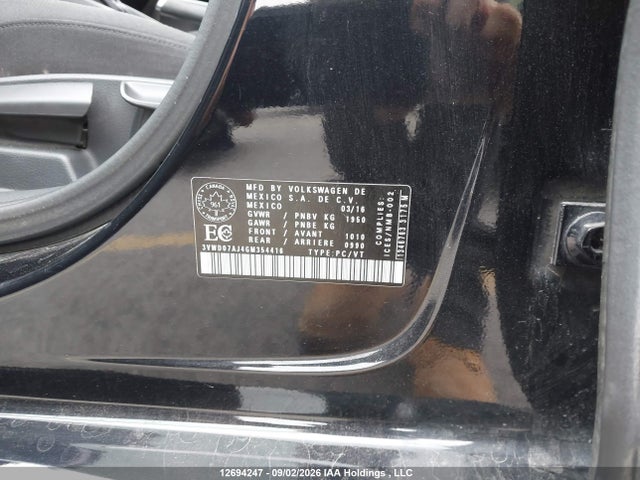 Продажа на аукционе авто 2016 Volkswagen Jetta 1.8t Sport, vin: 3VWD07AJ4GM354416, номер лота: 12694247